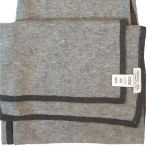 Rachel Zoe Cashmere Scarf light gray  100% Cashmere NEW